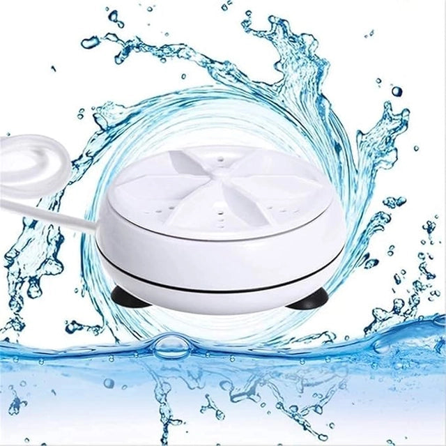 Portable Washing Machine, Mini Ultrasonic Washing Machine 3 in 1 Dishwashers Ultrasonic Waves Suitable for Home